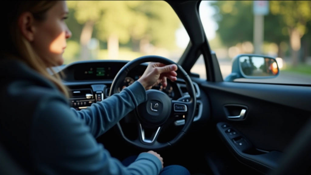 Automobilio vidaus valdymo elementai ir ergonominis dizainas